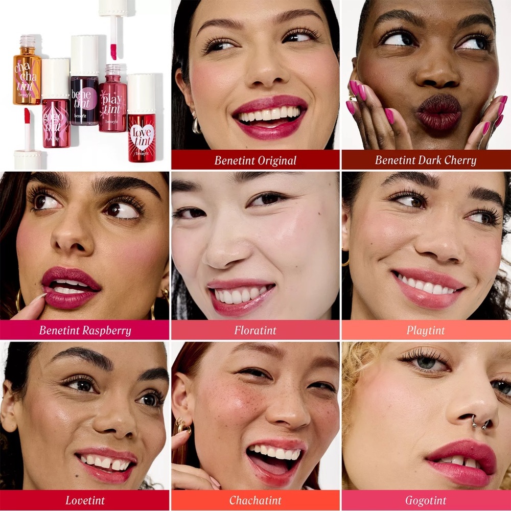 Benefit ‘Raspberry’ Benetint Liquid Lip & Cheek Stain - Picture 9 of 12